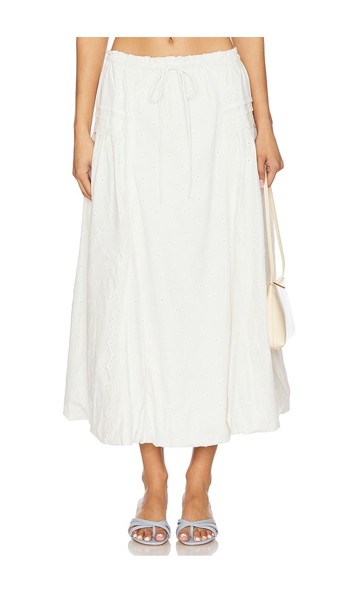Agatha Puff Midi Skirt