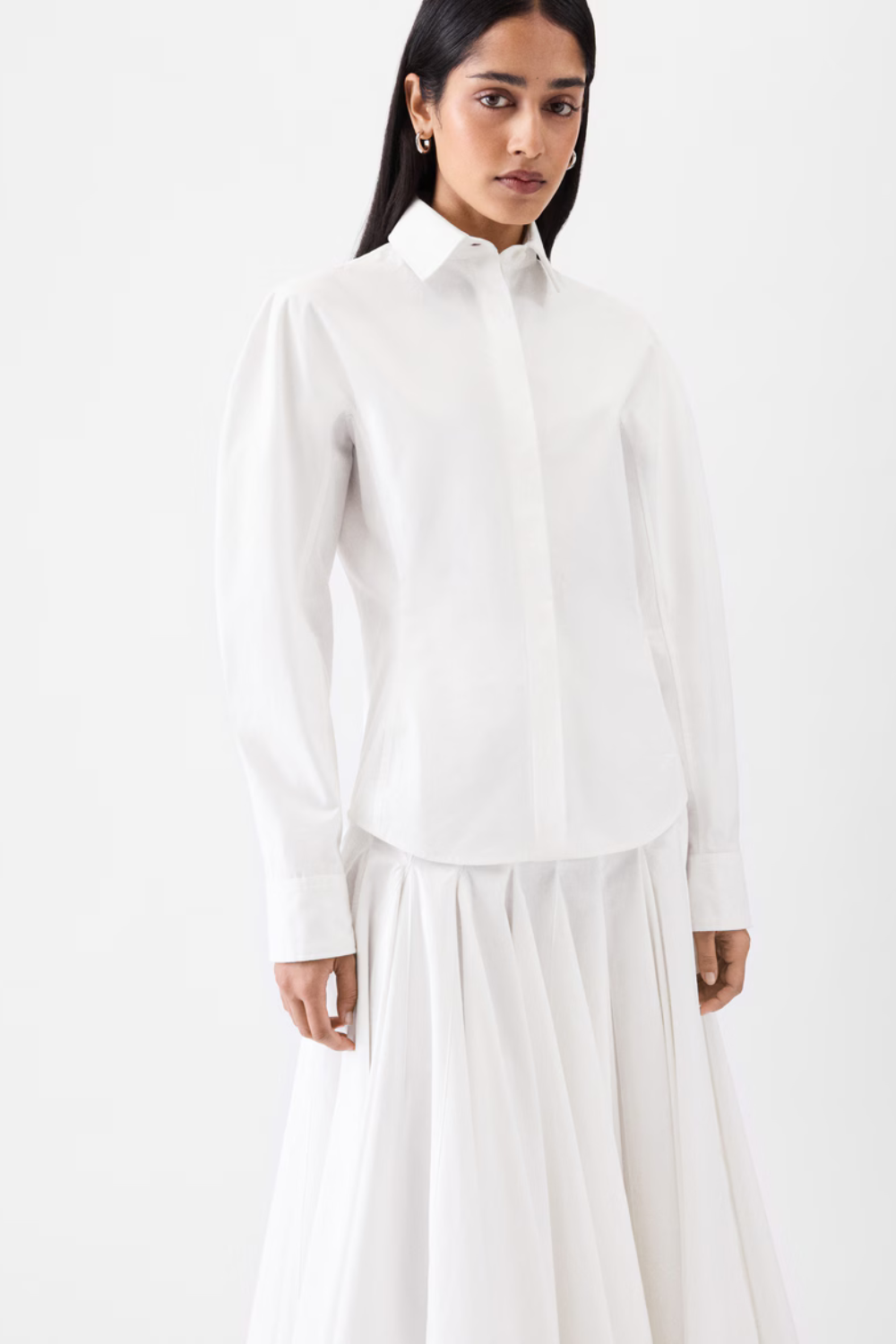 Jacquemus - the Ovalo Shirt - White - Size : 46