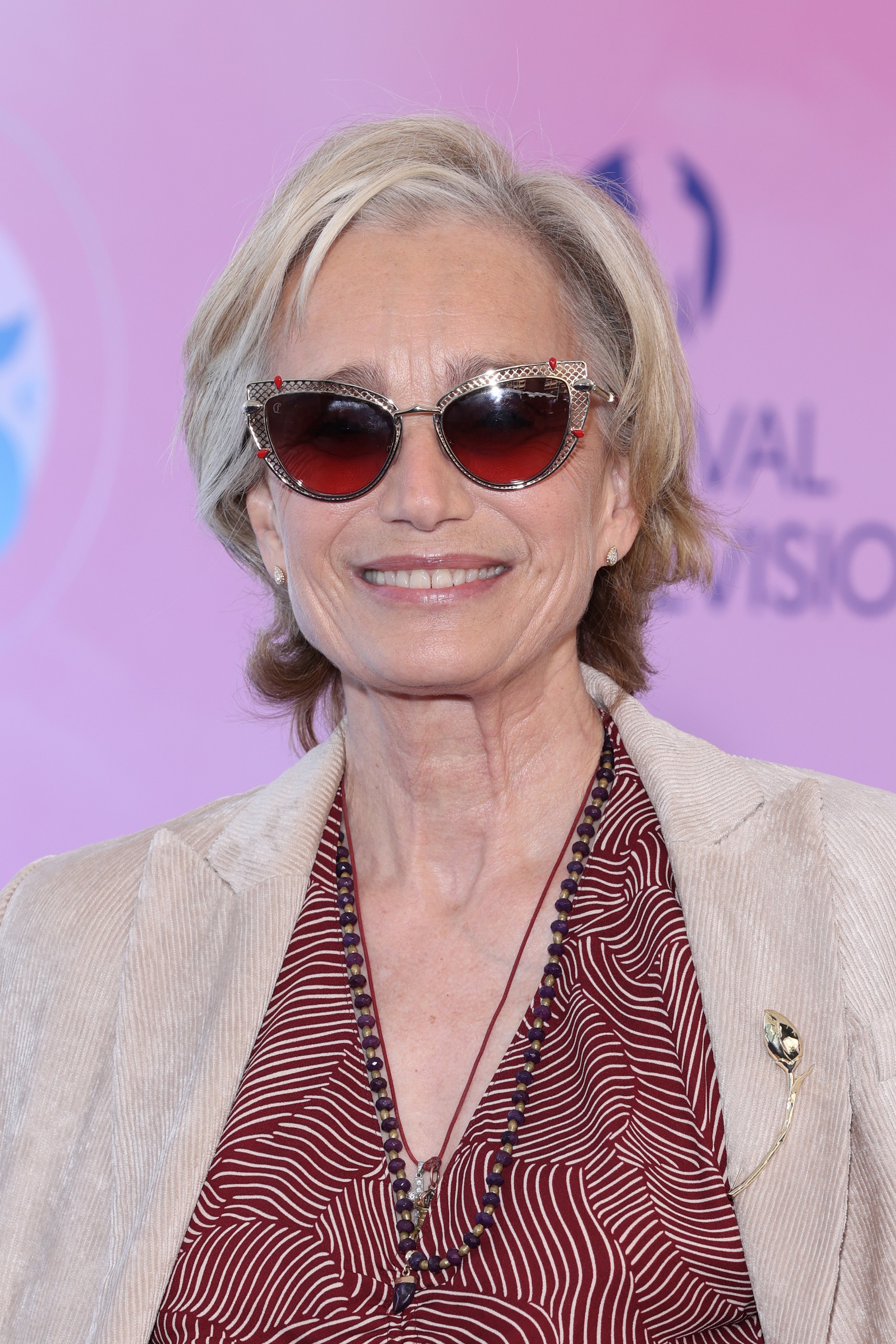 Kristin Scott Thomas attends the Crystal Nymph Photocall during Day Two of the 65th Monte-Carlo Television Festival