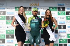 2024 Volta ao Algarve: Dani Martínez celebrates one of his two stage wins