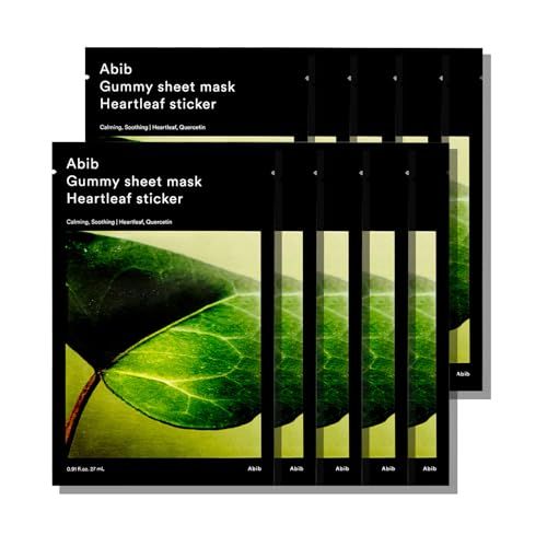 Abib Gummy Sheet Mask 10 Sheets Heartleaf (soothing)