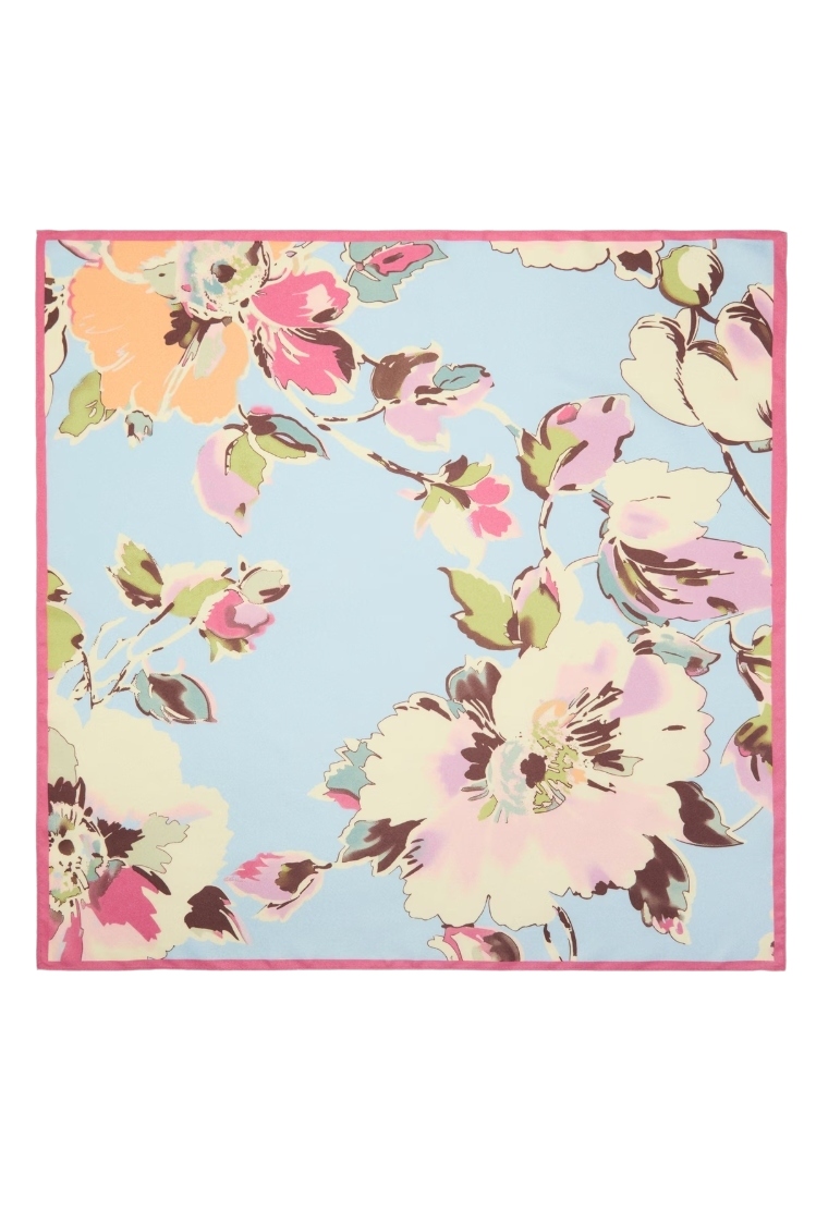 Mango, Floral-Print Scarf 