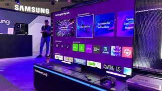Samsung Gaming Hub on a TV