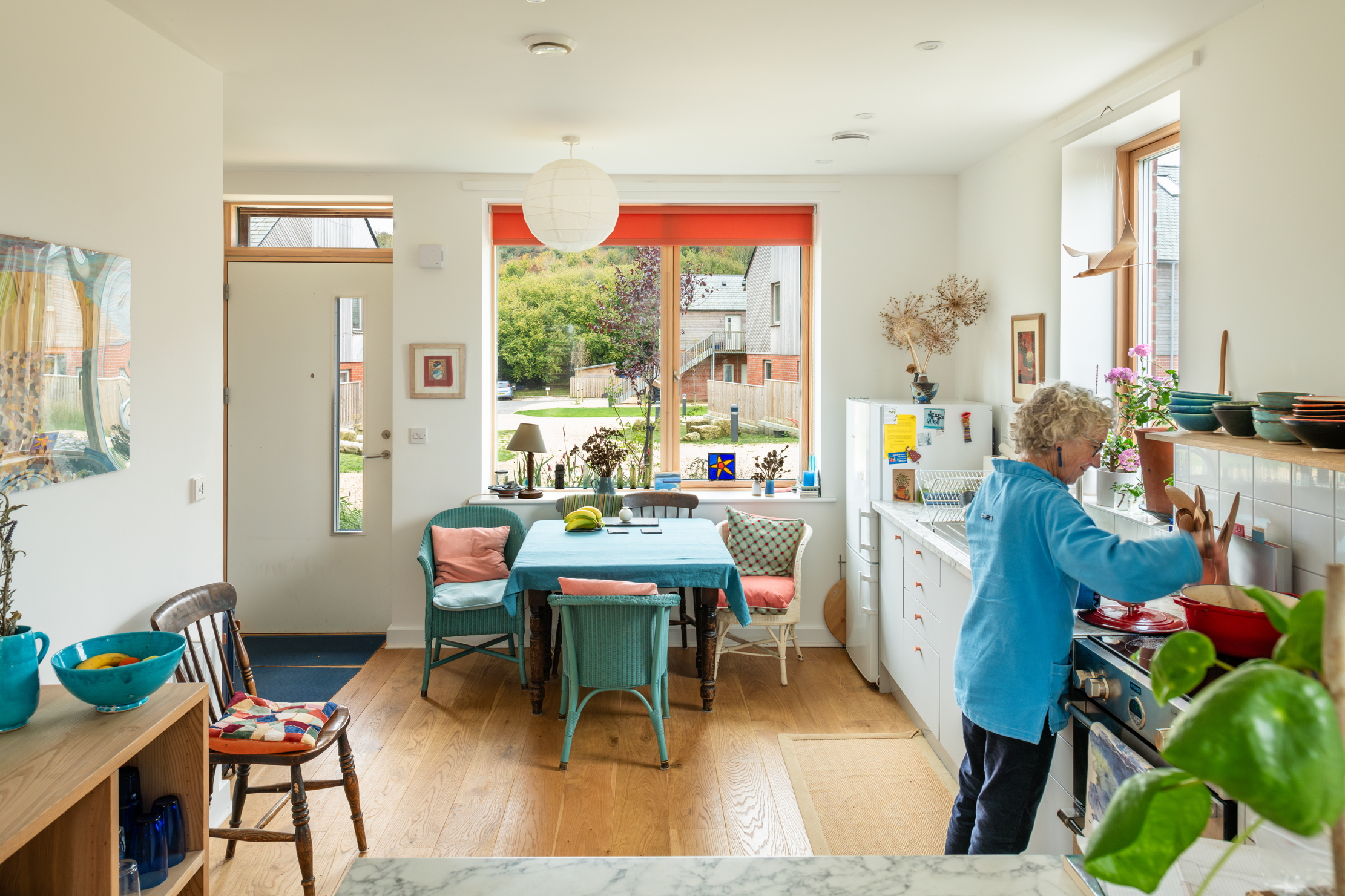 Images of the community housing development at Hazelmead