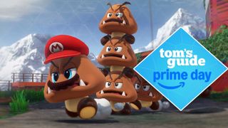 Mario Odyssey screenshot with a Tom's Guide deal tag 