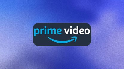 Prime Video logo on purple and blue gradient background