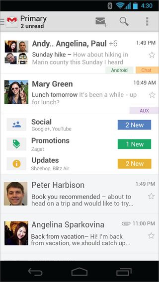 Gmail on Android