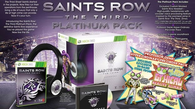 Saints Row The Third Platinum Pack