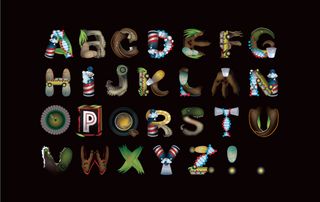 This illustrative typeface takes its styling cues from Steven Spielberg’s 1993 blockbuster Jurassic Park