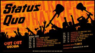Status Quo tour poster
