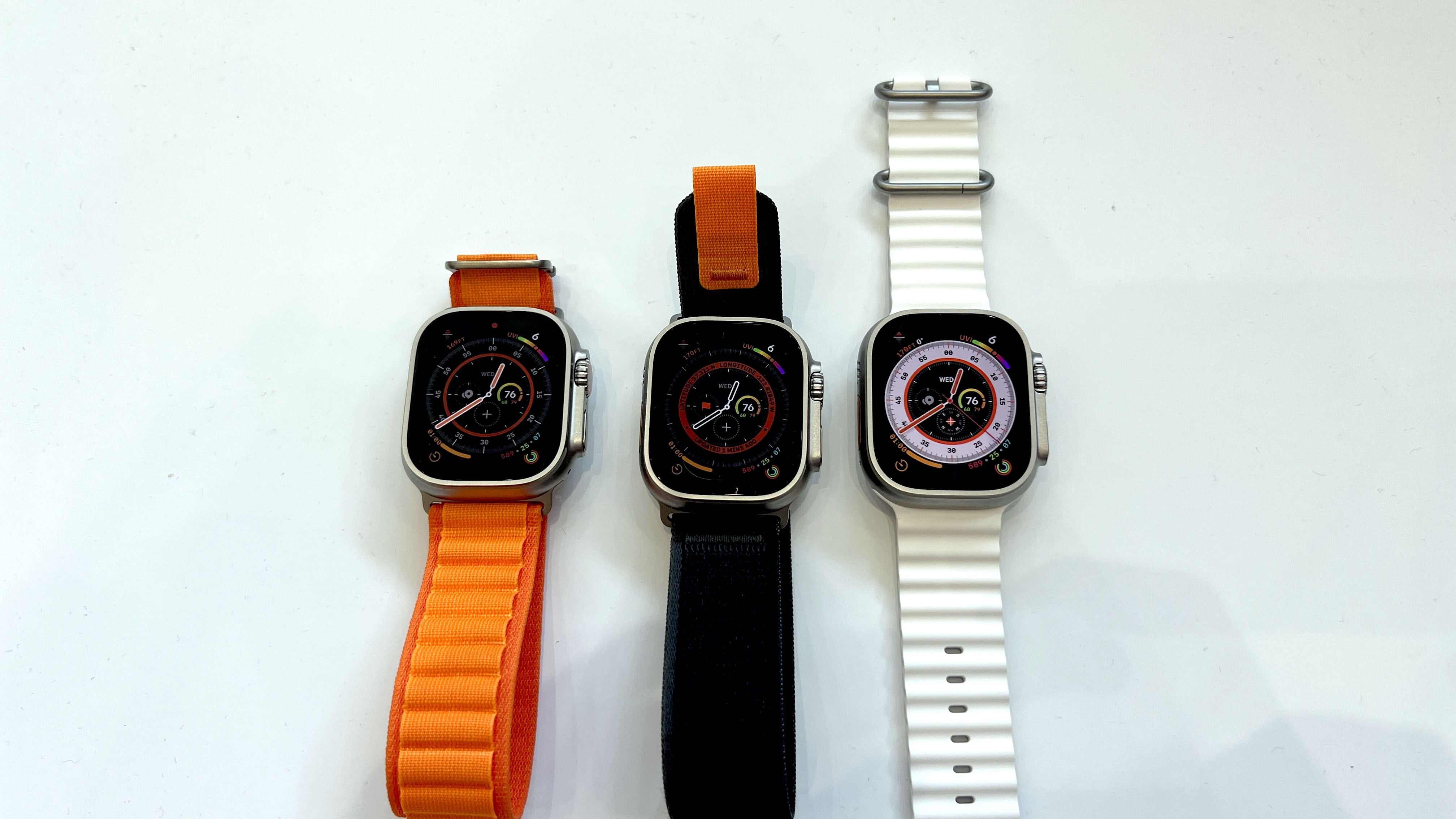 Lots of pictures of the Apple Watch Ultra