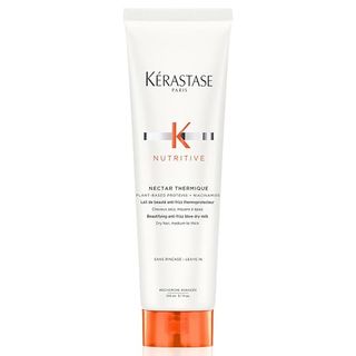 Kérastase Nutritive Nectar Thermique, Anti-Frizz Blow-Dry Milk for Dry Medium to Thick Hair With Niacinamide, Protects From Heat Styling and Reduces Frizz, 150 Ml