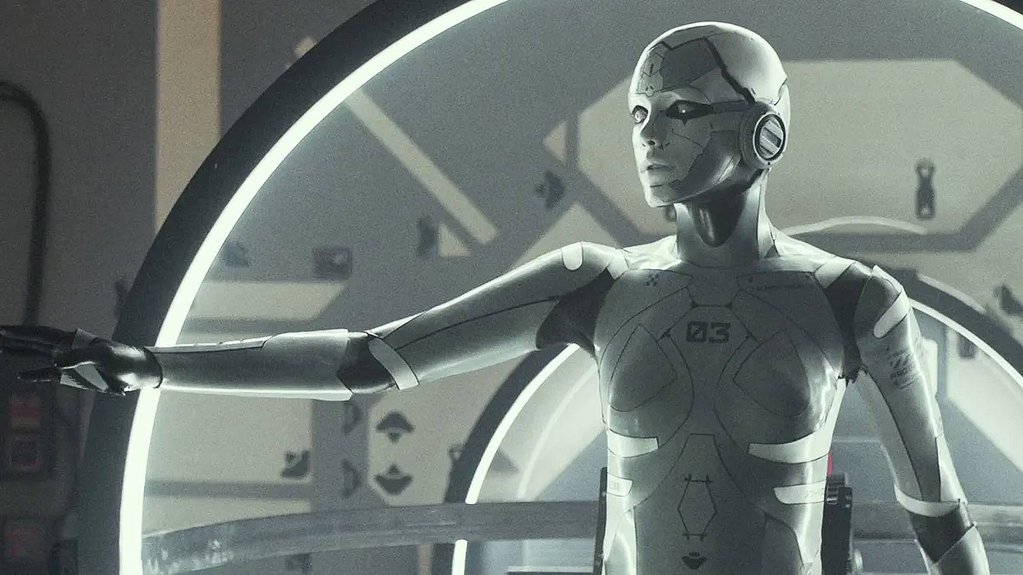 Stacy Martin in "Archive" movie (2020)