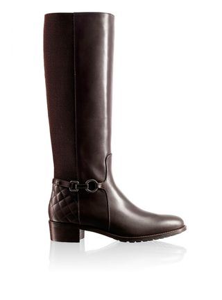 Russell & Bromley Quilt Heel Riding Boots, £295