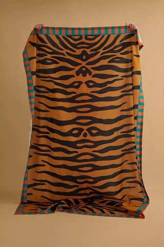 Anna + Nina Tiger Print Eco Cotton Tablecloth