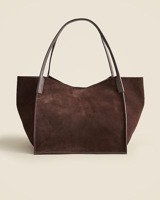 Large Berkeley Tote in Suede