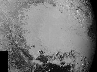 Mosaic of Sputnik Planum on Pluto