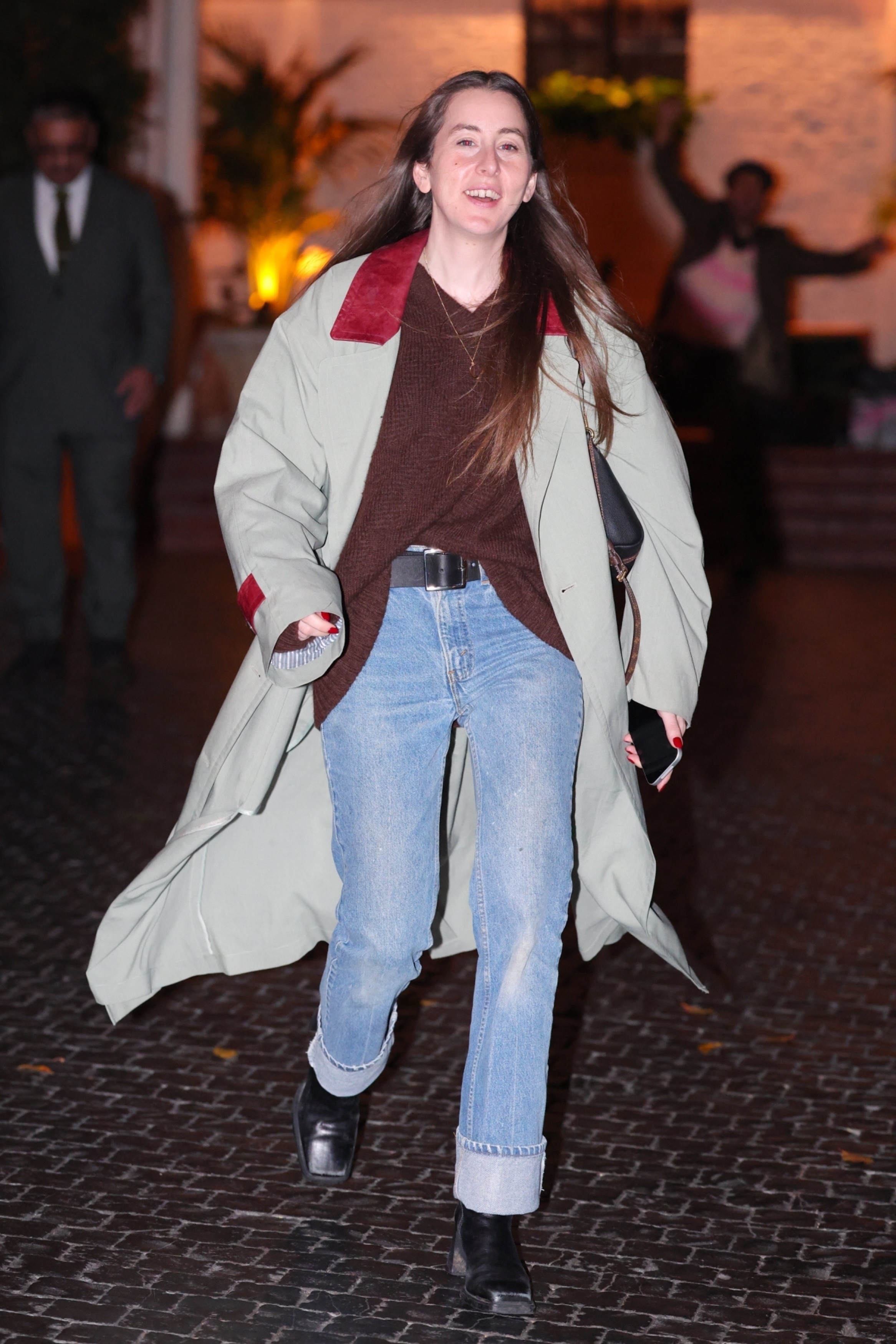 Haim Trench Coat Street Style
