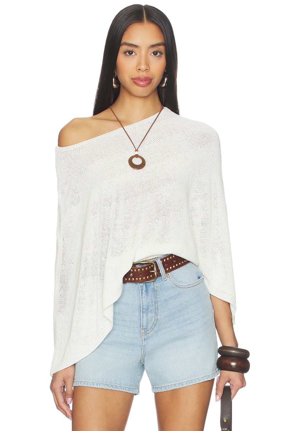 Misty Knit Poncho