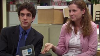Ryan and Pam on The Office Yankee Swap