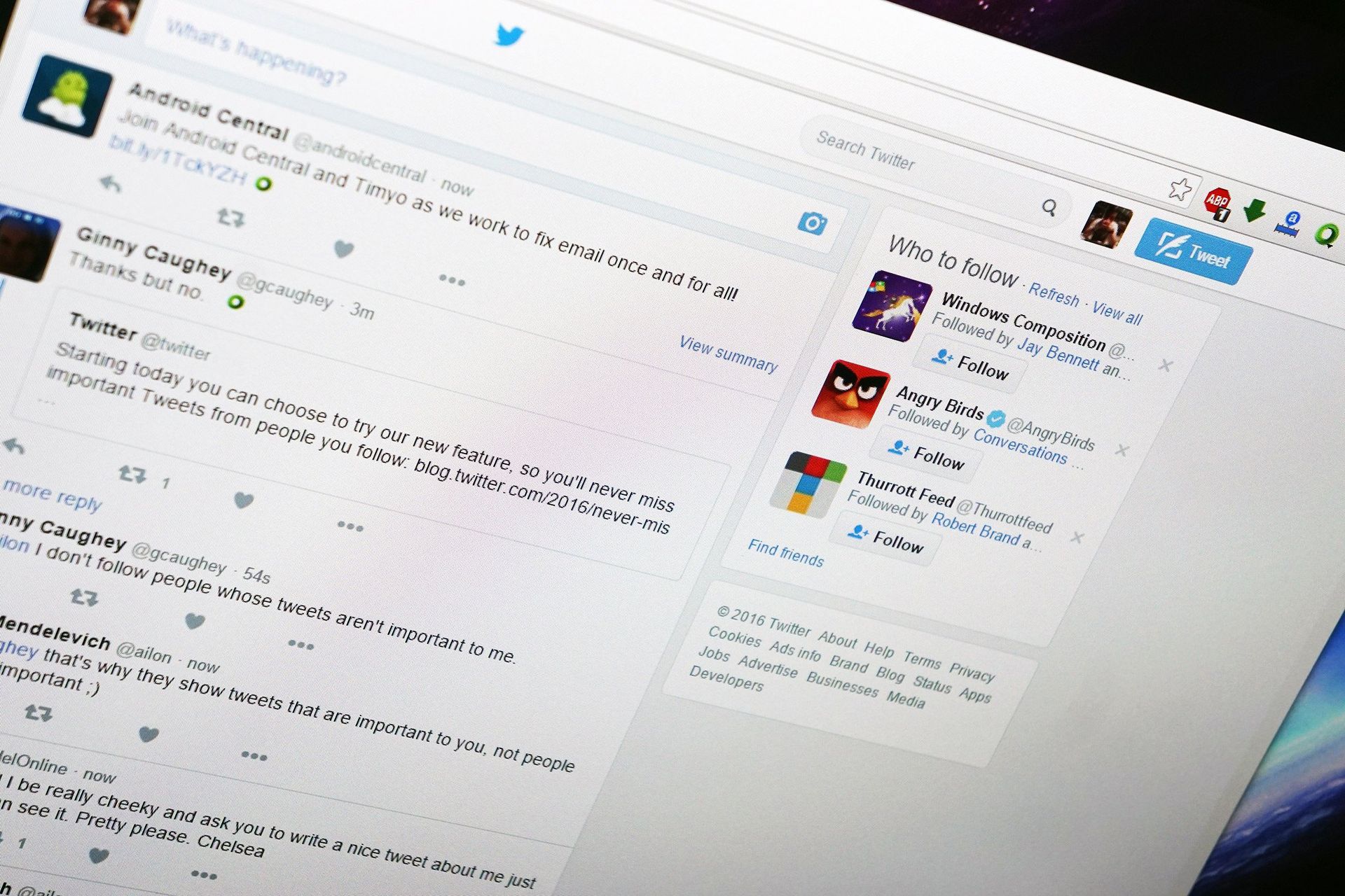 Twitter brings algorithms to the timeline, but the world will carry on ...