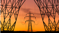 high voltage electricity transmission line towers