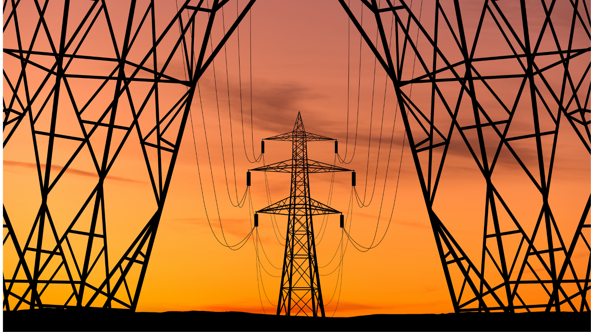 high voltage electricity transmission line towers
