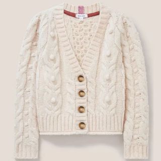 cable knit cardi