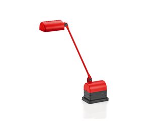 Red portable lamp by Lumina