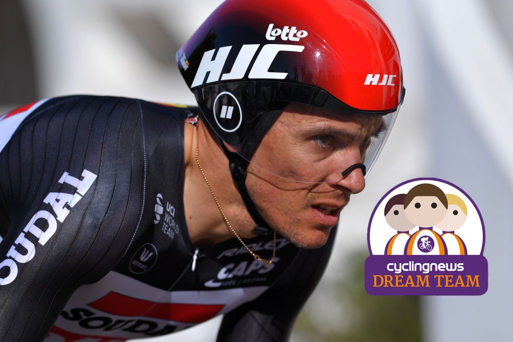 Lotto Soudal’s Philippe Gilbert is the picture of concentration on the stage 5 time trial at the 2020 Volta ao Algarve