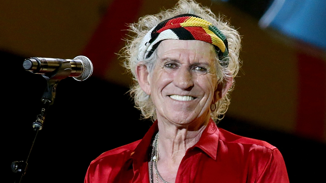 A picture of Keith Richards