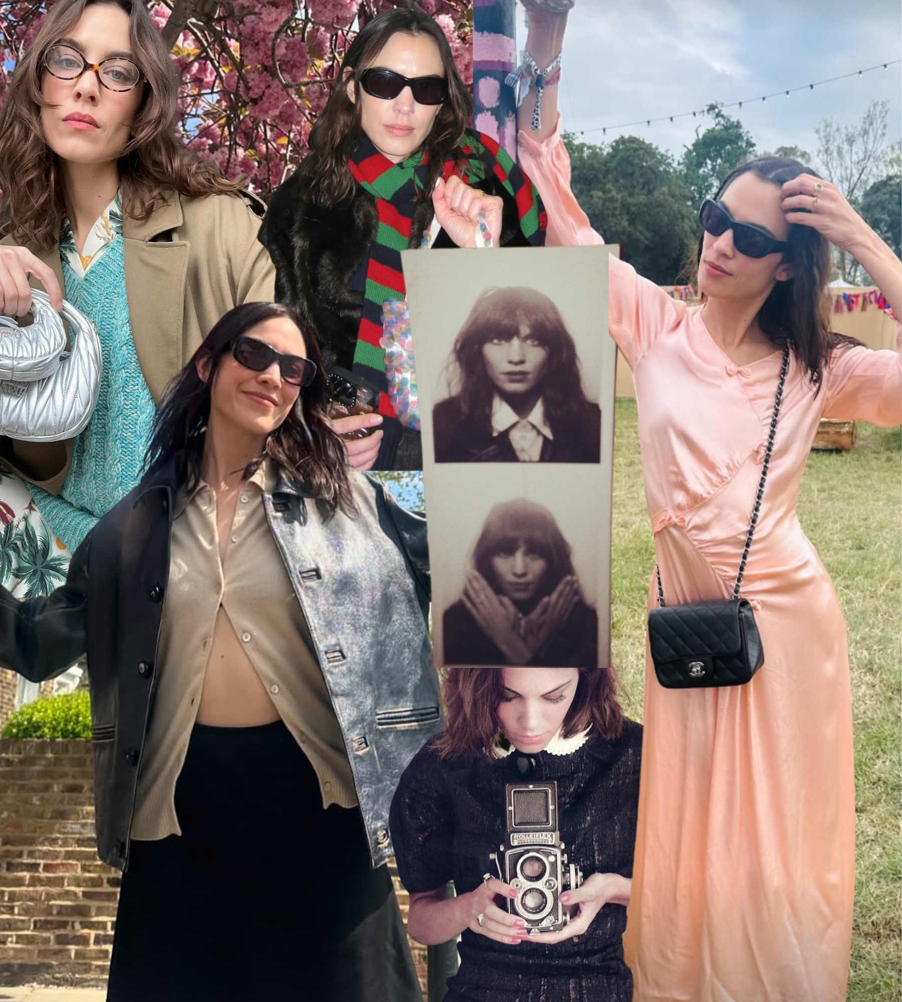 Alexa Chung style inspos olivia dean, loafey, emma chamberlain, mia regan