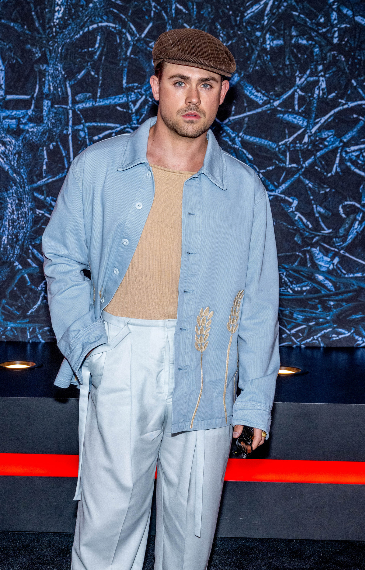 Dacre Montgomery at the Stranger Things Season 4 premiere