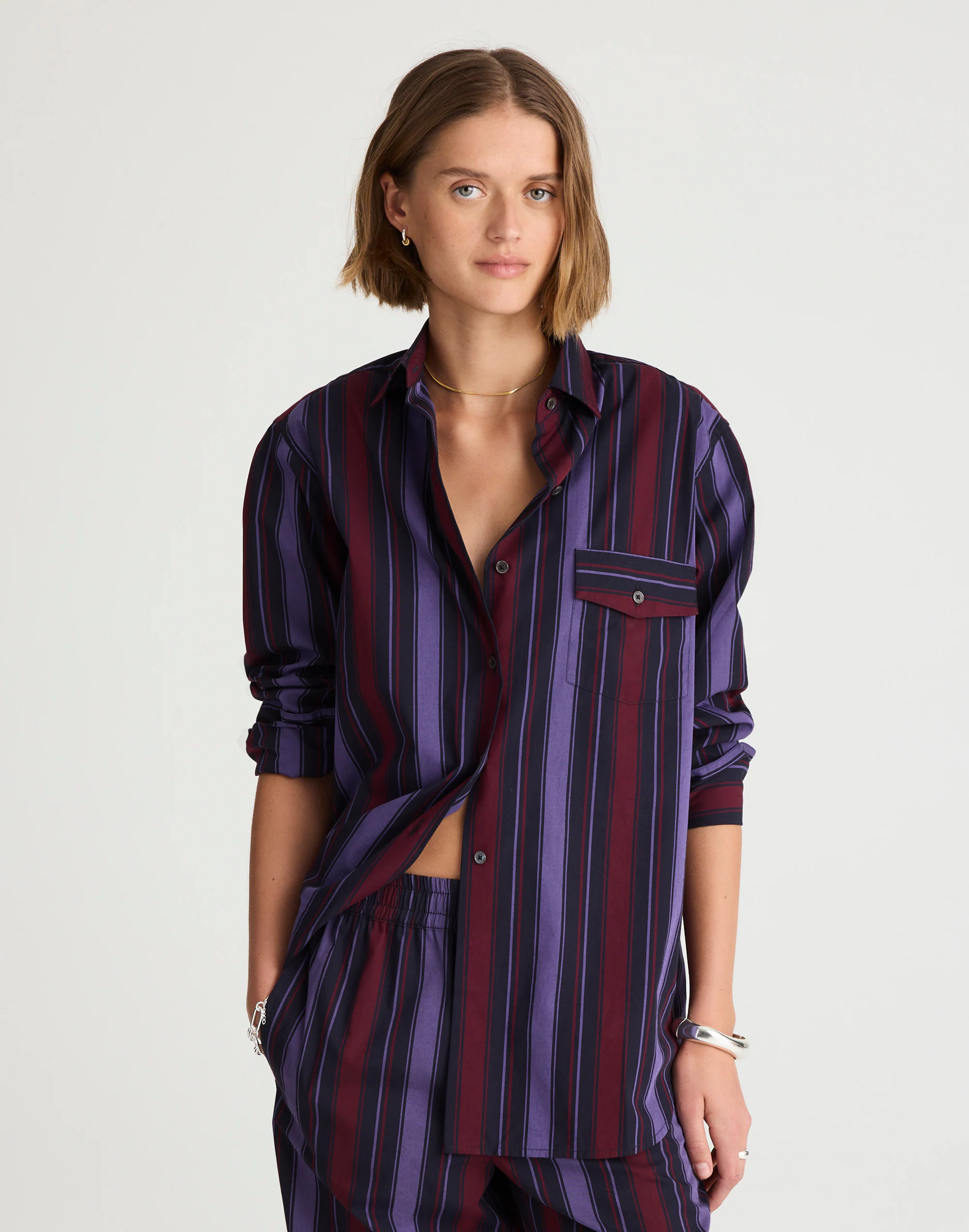 Alexa Chung for Madewell Lou Poplin Shirt
