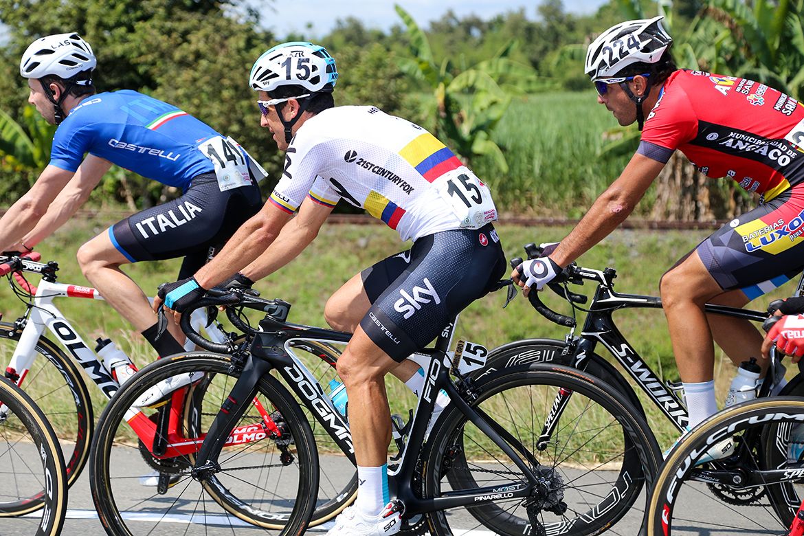 Colombian champion Sergio Henao