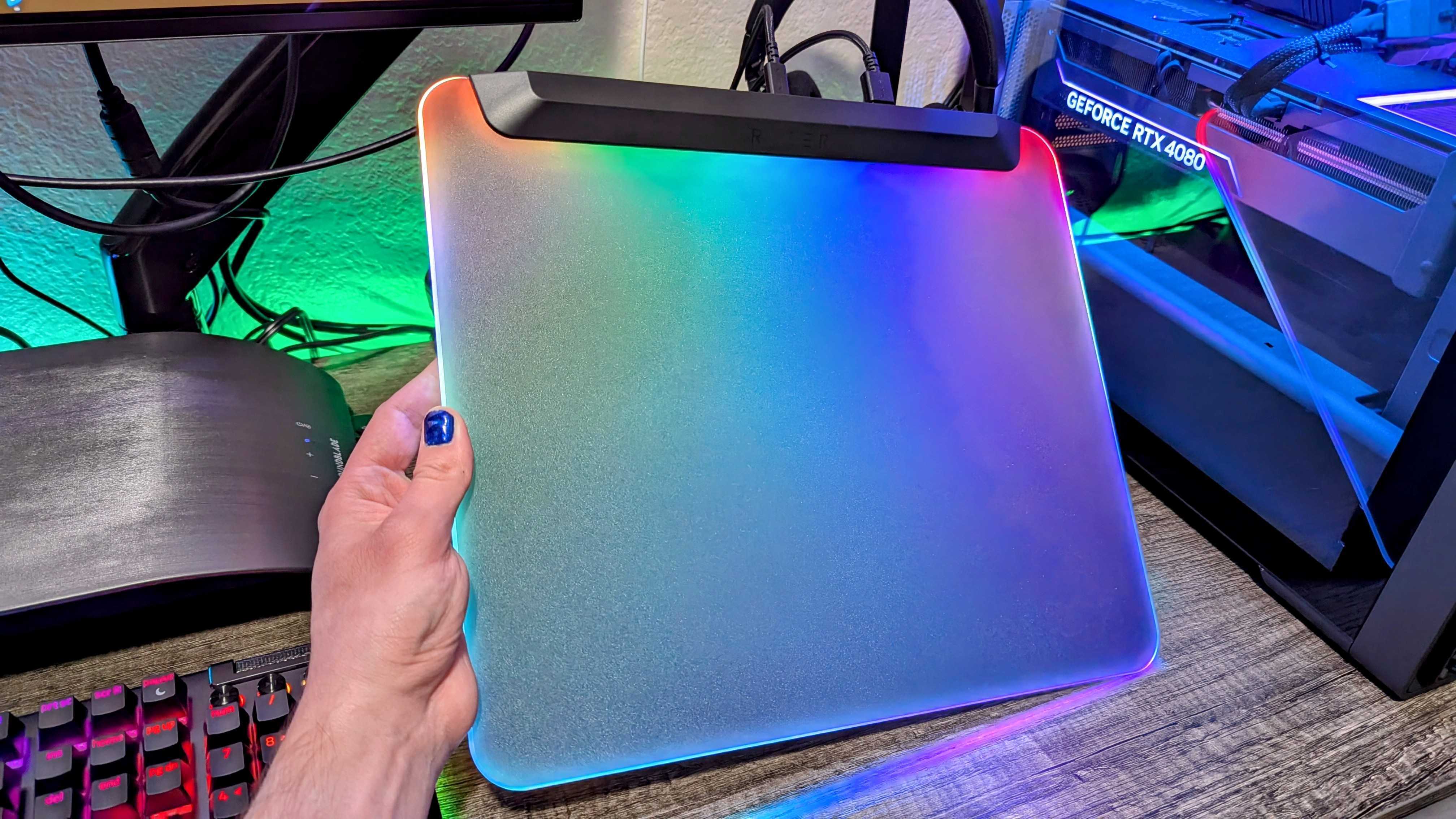 If you ever need your mousepad to have all the RGB lighting, this is definitely the one to get