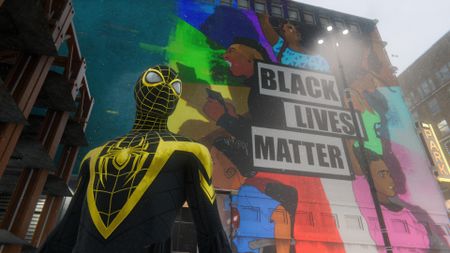 Spider-Man: Miles Morales BLM mural