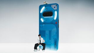 Publicity shot for the Nothing Phone (3a)