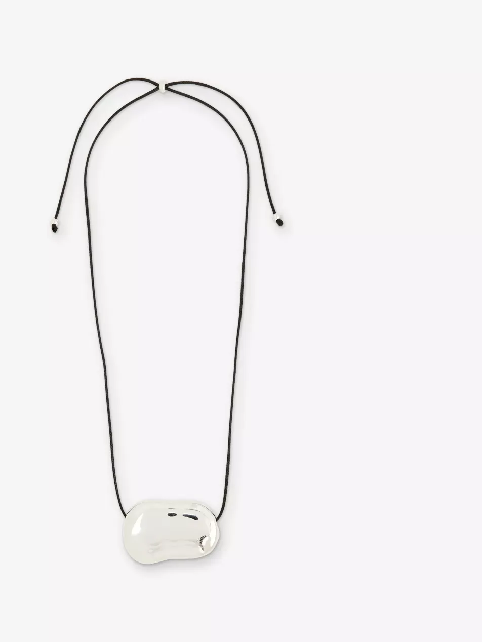 Julia Glass and Cord Pendant Necklace