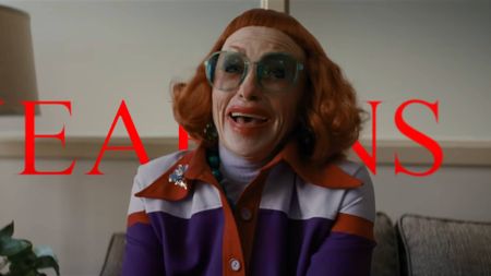 Amy Madigan as Aunt Gladys in the Weapons trailer