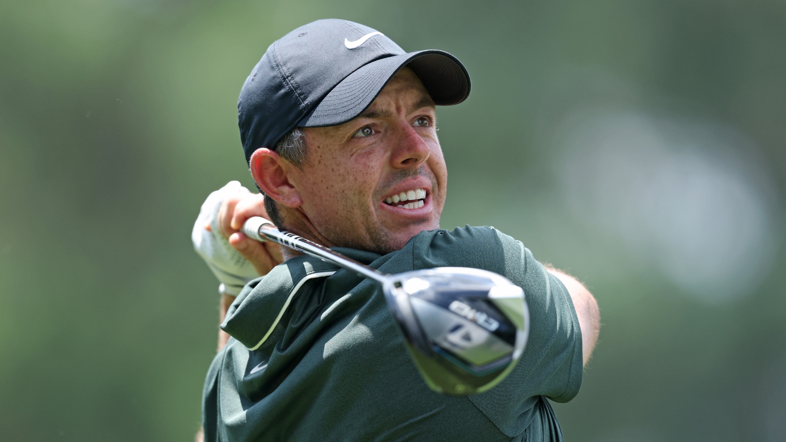 Rory McIlroy takes a shot at the PGA Championship 
