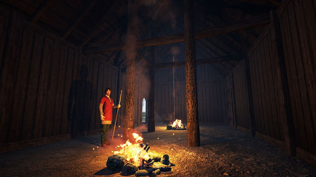 The interior of the god house at Ose may have been lit by hearths for sacrificial fires and had wooden statues of the Old Norse gods, such as the war god Odin, the storm god Thor, and the fertility god Freyr.