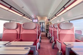 The first class carriage on the TGV InOui