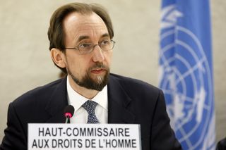 UN High Commissioner for Human Rights Zeid Ra'ad al Hussein (Salvatore Di Nolfi/AP)