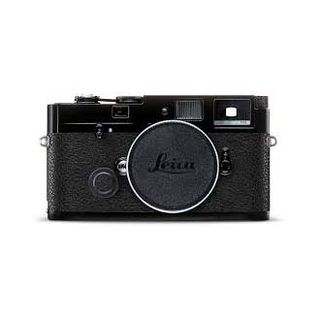 Leica MP in Black Paint shot against a white backdrop