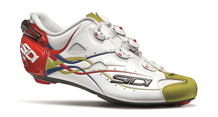 This custom Sidi Shot was designed exclusively for Bahrain-Merida