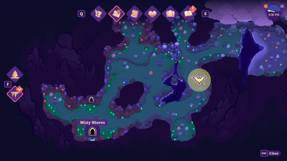 Moonlight Peaks treasure hunt locations