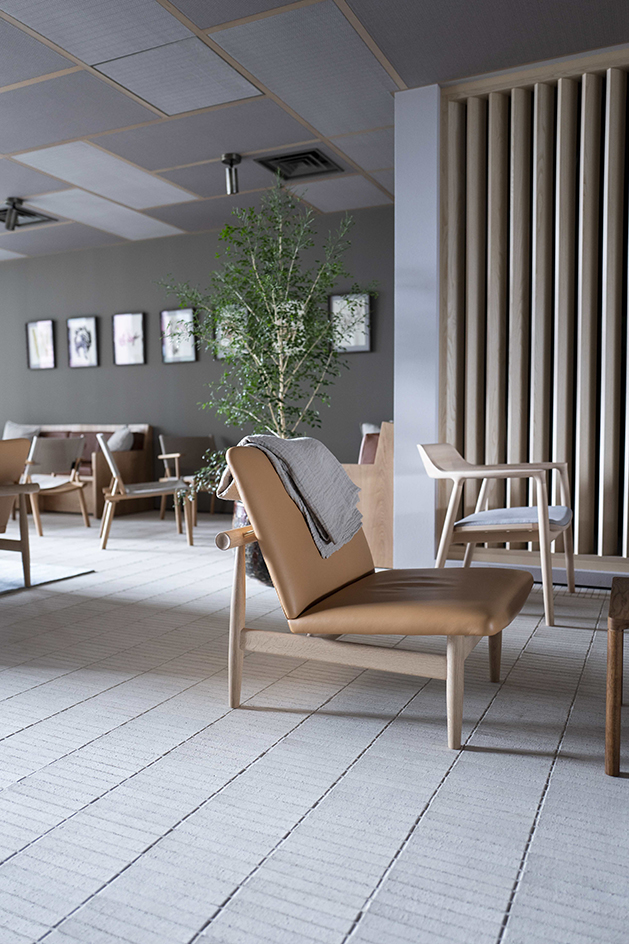 Furniture at Inua restaurant, Tokyo, Japan