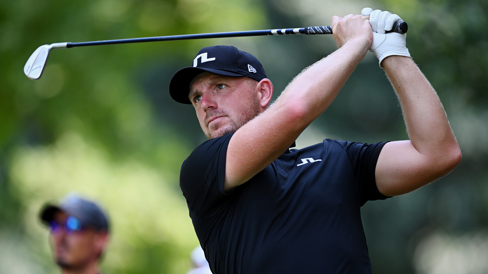 Matt Wallace hits a utility iron