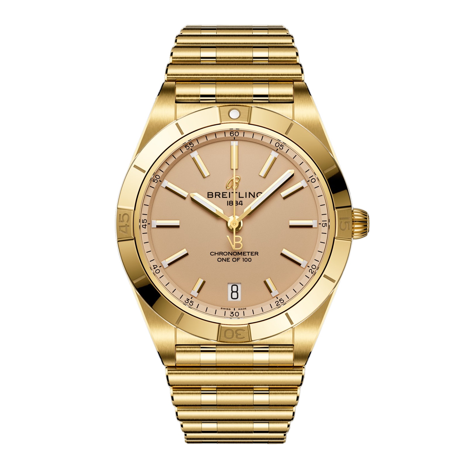 Chronomat Automatic 36mm Victoria Beckham Limited Edition Ladies Watch Sand Yellow Gold